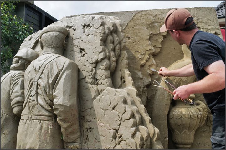 Wood- and sandsculptures @Garderen 2024