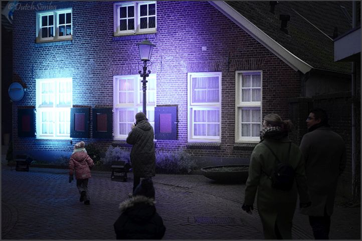 Walkabout @Winterlights in 's-Heerenberg (Gelderland)