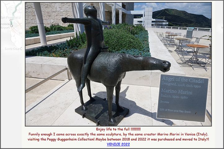 Marino Marini at Getty Center (California, 2018)