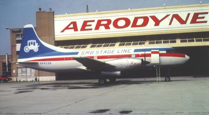 Convair CV600 N94226 is shown here in 1982...