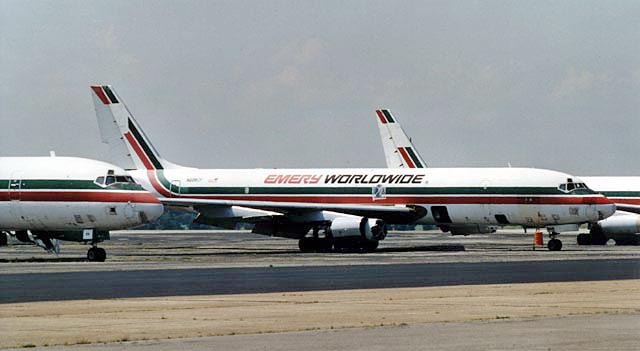 DC-8s of Emery Worldwide stored at Smyrna (c) R.Leeuw
