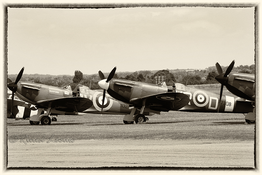 Warbirds gather at Duxford's air museum