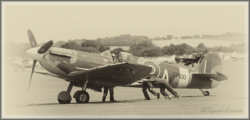 Warbirds gather at Duxford's air museum