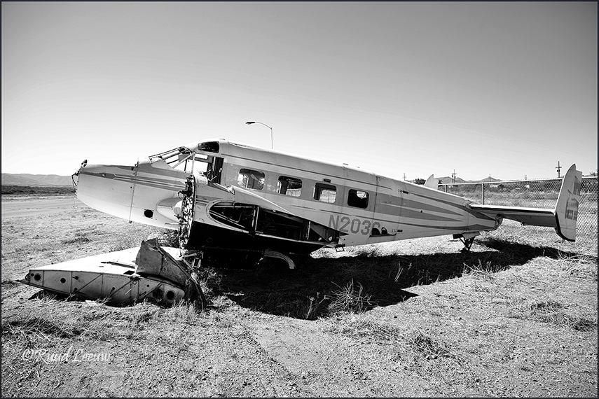 Beech 18s stored at Globe,AZ