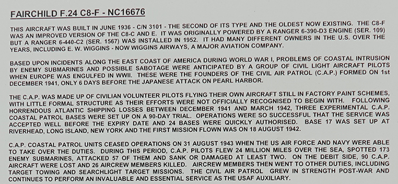 My 2019 visit to Norfolk & Suffolk Aviation Museum