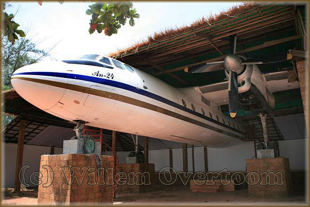 An-24 at restaurant at Cambodia
