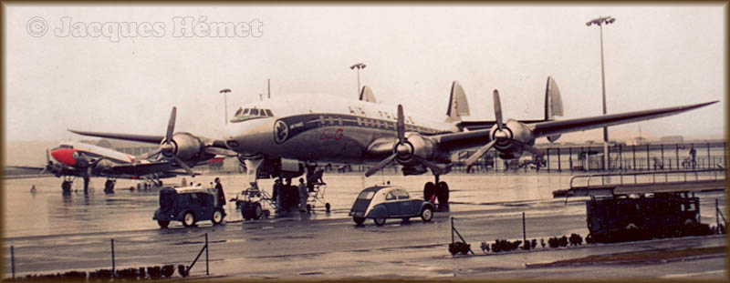 F-BFGX and Lockheed Constellation