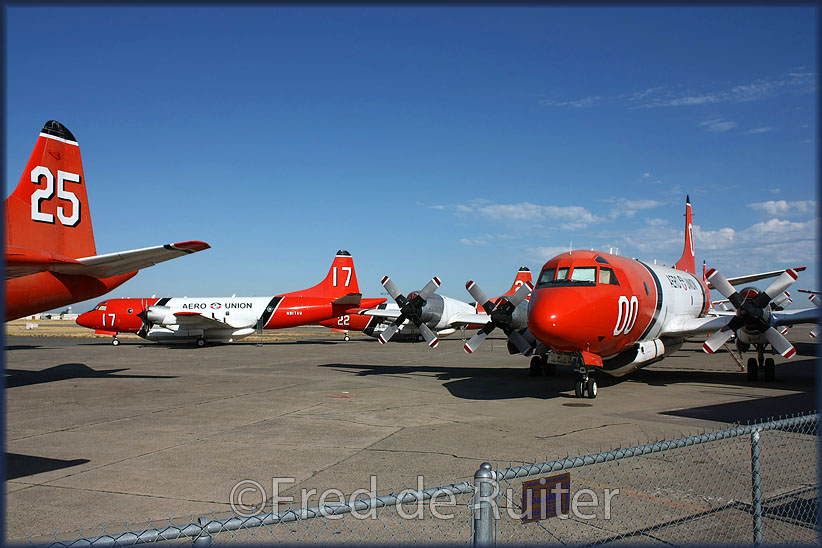 Aero Union P-3s stored Sacramento