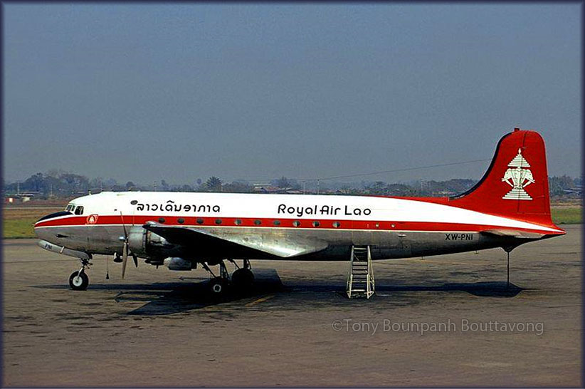 DC-4 Royal Air Lao XW-PNI
