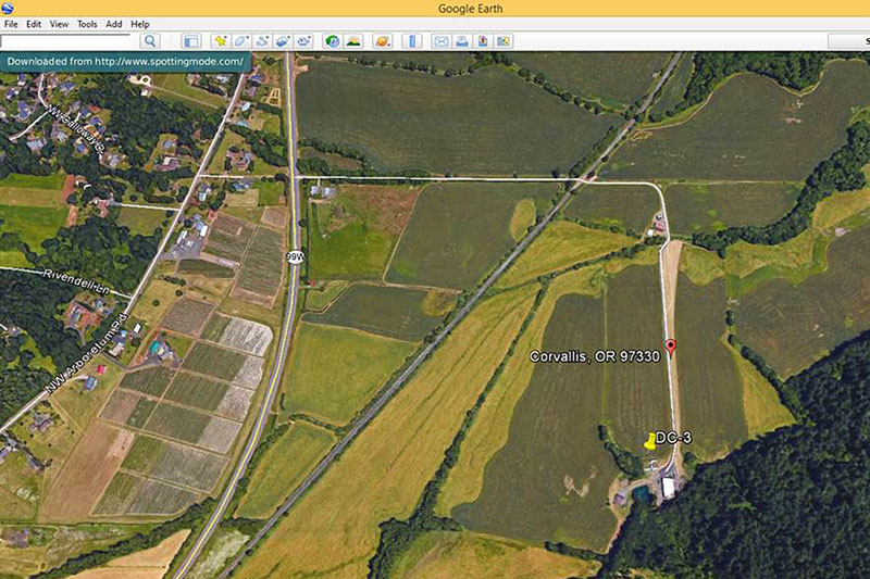 Locationof Douglas DC-3 N84KB