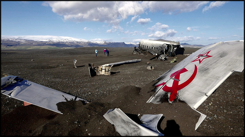 C-117D used as film prop 