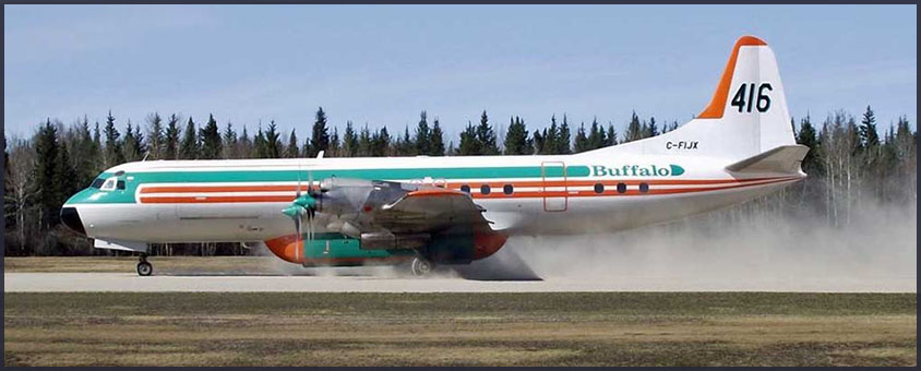 L.188 Electra C-FIJX, Buffalo Airways