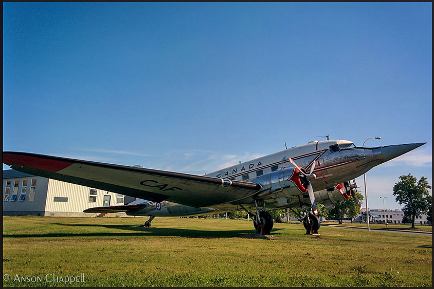 Pinocchio DC-3 at Cold Lake by ANson Chapell
