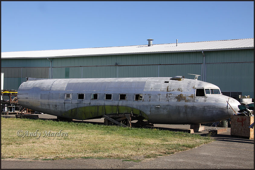 Unidentified DC-3 at Aurora, Oregon