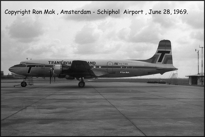 DC-6B PH-TRD by Ron Mak (1969)
