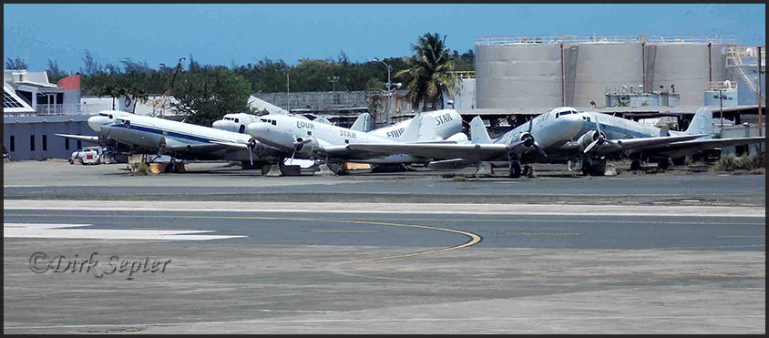 Four Star Cargo DC-3 at San Juan (2007)