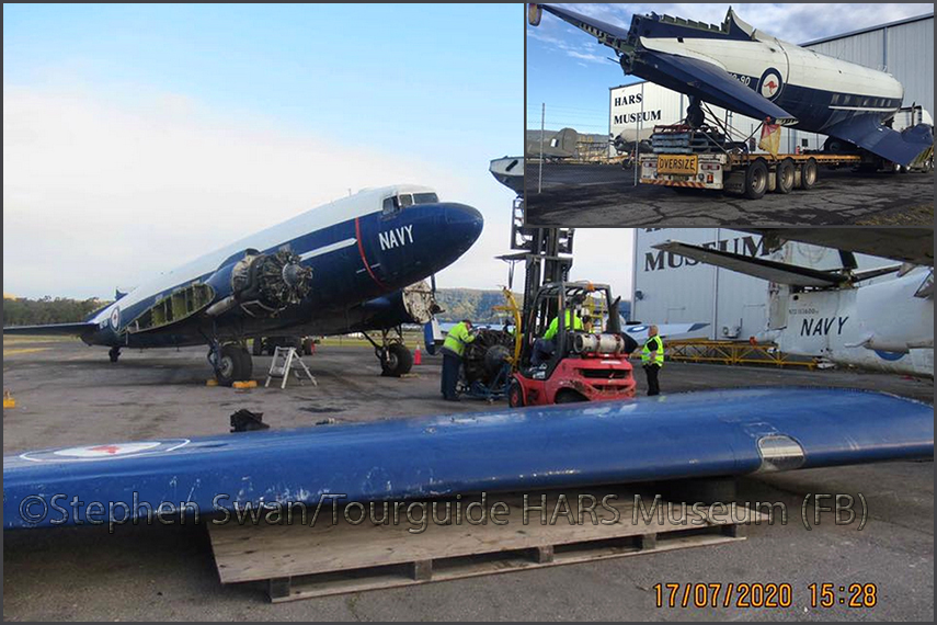 DC-3 N2-90 to HARS Aviation Museum