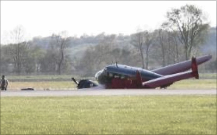 Beech18 crash N9109R