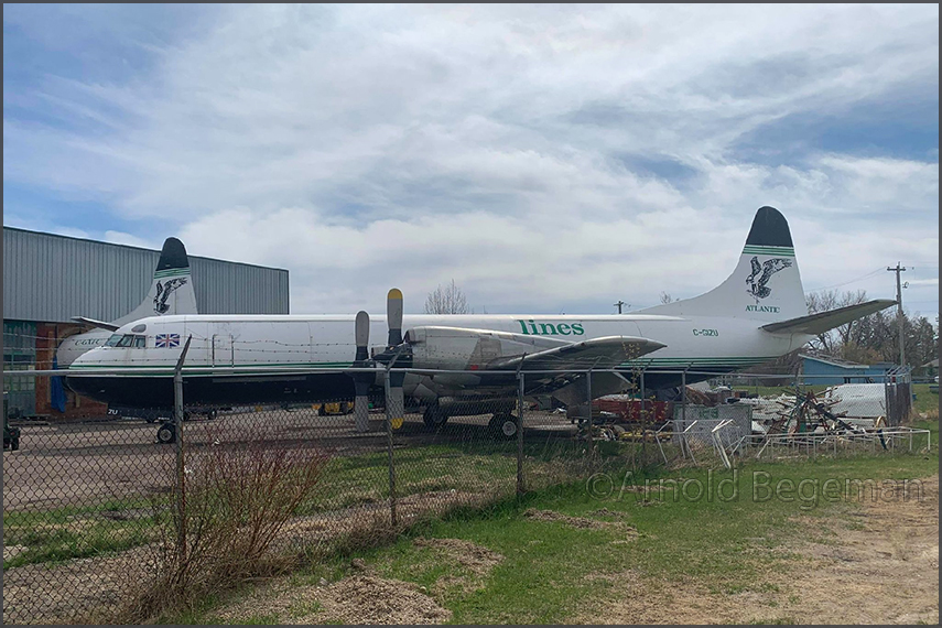 Forner Arlantic Airlines, C-GIZU at Red Deer - by Arnold Begeman