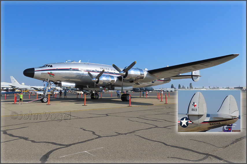 Lockheed VC-121B Constellation N422NA at Mather Air Show 09Aug23, by John Vogel