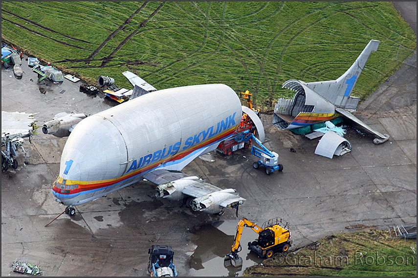Super Guppy F-BTGV scrapped at Bruntingthorpe 2020