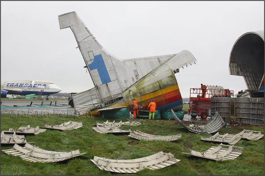 Super Guppy F-BTGV scrapped at Bruntingthorpe 2020