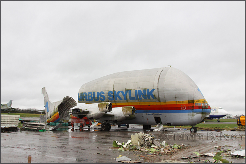 Super Guppy F-BTGV scrapped at Bruntingthorpe 2020
