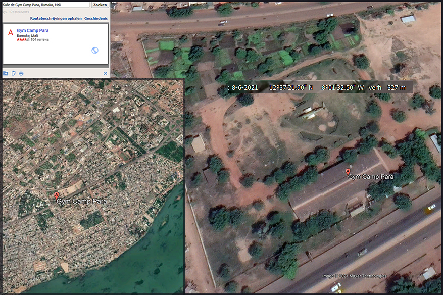 C-47 preserved at Salle de Gym Cap Para (Bamako, Mali)