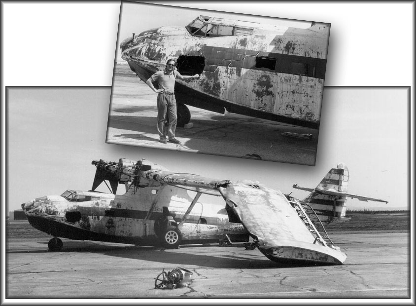 Canso CF-HFL derelict at Goose Bay