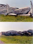 various stored DC-3's