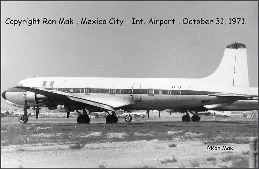 Mexico City - Airport 1971. Copyright Ron Mak 