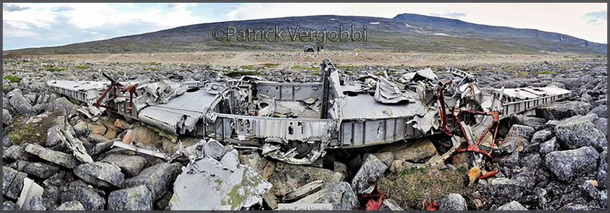 B-26 1942 crash site at Saglek, Labrador