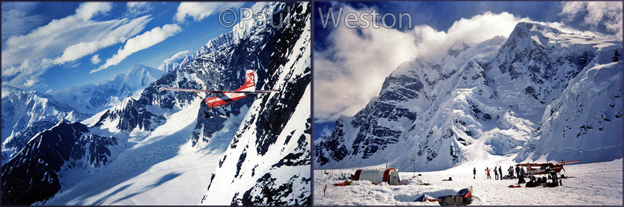 Alaska glacier flying