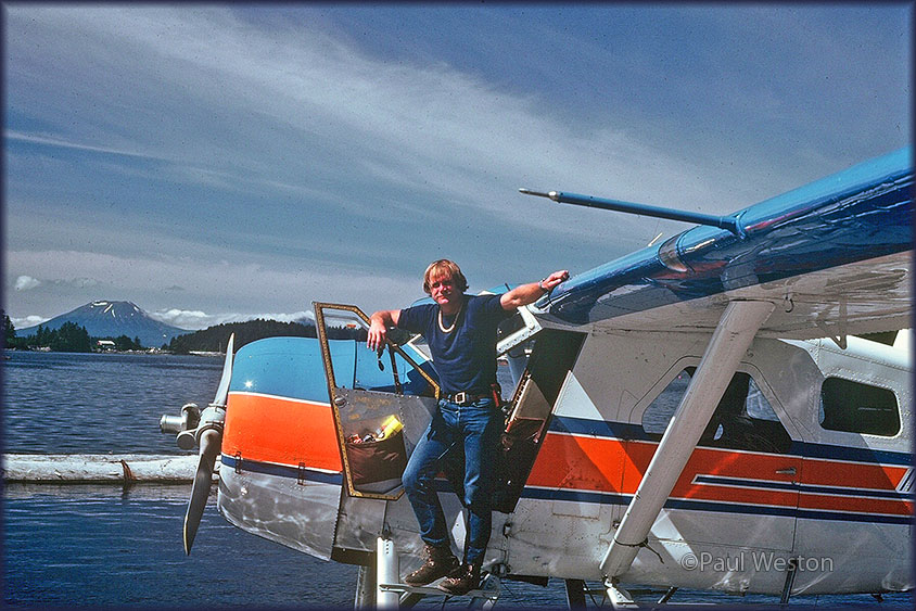 Paul Weston, Beaver pilot, at Sitka,AK