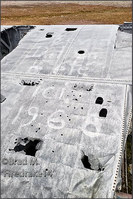 Plane wrecks near Resolute Bay; photo by Brad M (2020)