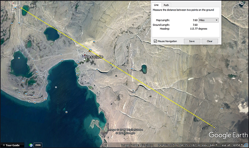 F-27 CF-GNG near Resolute, crashsite (GE)