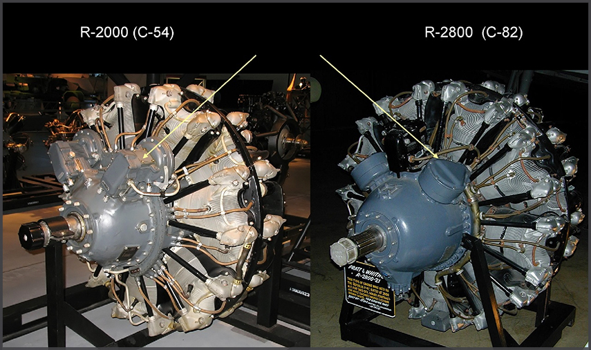 Comparison of P&W radial engines 