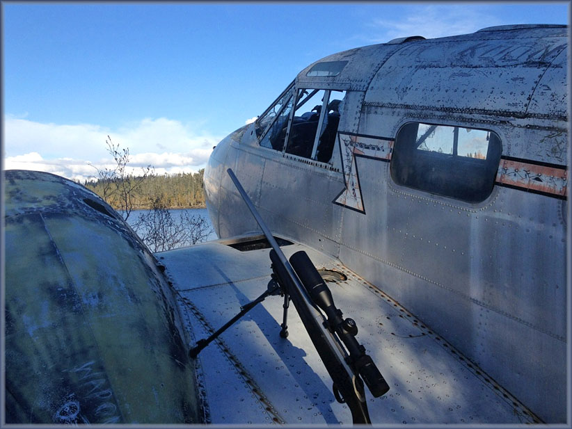 Twin Beech wreck near Thunder Bay