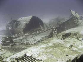 Destroyed by forces of man and nature