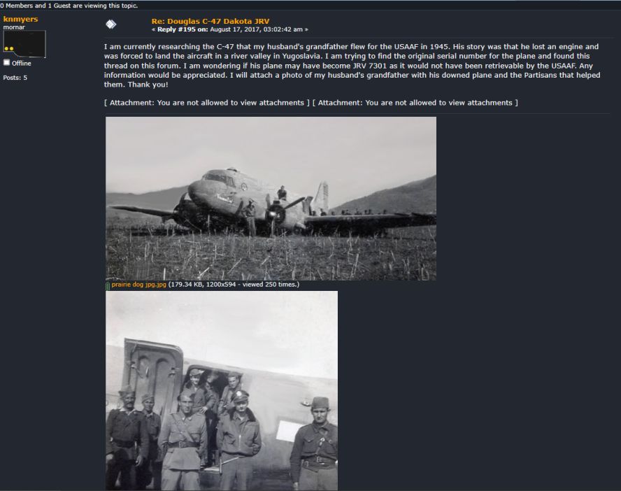 C-47 USAAF 'Prairie Dog'