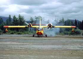 CL-215: smoky start no.1