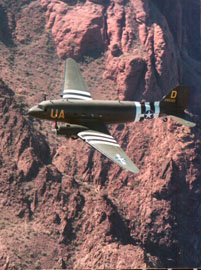 In flight