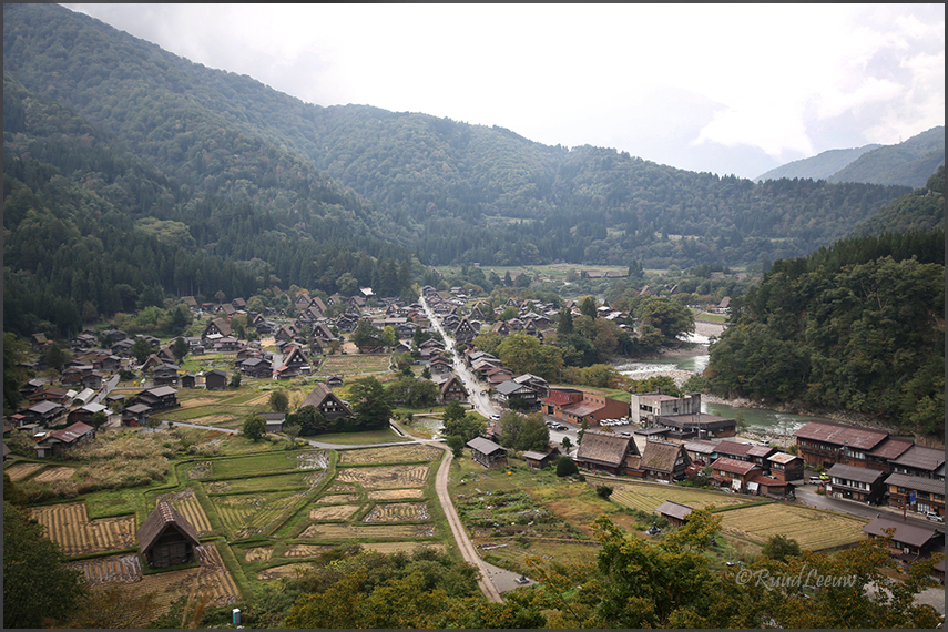 Shirakawa-go. Gassho style houses